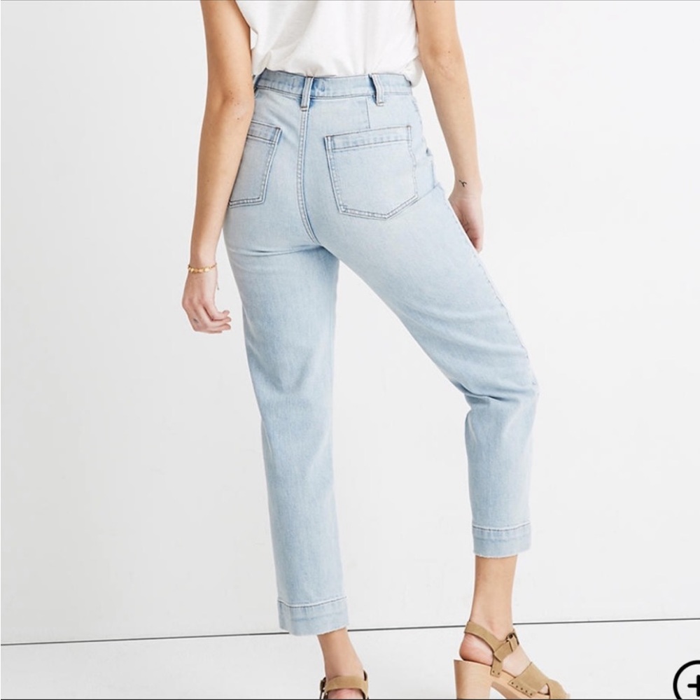 Madewell Tapered Jeans in Fitzgerald Wash Yoked Edition - Picture 3 of 9